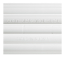 Радиатор биметаллический боковое подключение STOUT Space 350 14 секций SRB-0310-035014 в Архангельске 5