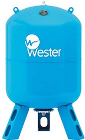 Гидроаккумулятор Wester 50 литров мембранный расширительный бак для водоснабжения WAV 50 0141100 в Архангельске 0