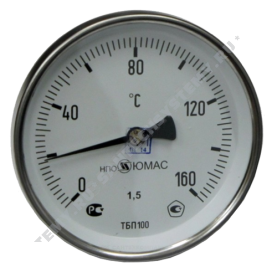 Термометр биметаллический Юмас ТБП-Т 160С Дк 63 L=50 в Архангельске 0