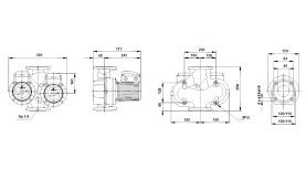 Насос UPSD 40-120F циркуляционный промышленный Grundfos 96401948 в Архангельске 1