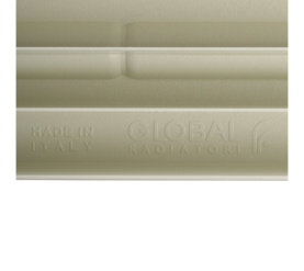Радиатор биметаллический боковое подключение (белый RAL 9010) Global STYLE EXTRA 350 14 секций в Архангельске 9