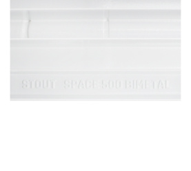 Радиатор биметаллический боковое подключение STOUT Space 500 10 секций SRB-0310-050010 в Архангельске 7
