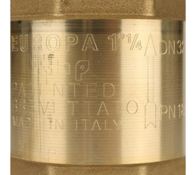 Клапан обратный пружинный муфтовый с металлическим седлом EUROPA 100 1 1/4 Itap в Архангельске 7