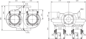 Циркуляционный насос Wilo Top-SD 50/7 DM PN6/10 в Архангельске 1