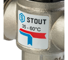 Термостатический смесительный клапан для сиcтем отопления и ГВС 1 НР 35-60° STOUT SVM-0020-256025 в Архангельске 3