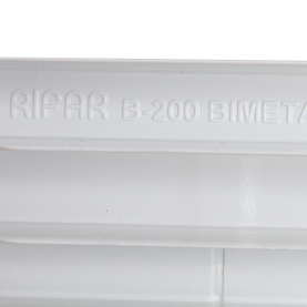 Радиатор биметаллический боковое подключение (белый RAL 9016) RIFAR BASE 200 8 секций в Архангельске 7
