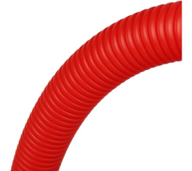 Труба гофрированная ПНД, цвет красный, наружным диаметром 25 мм для труб диаме STOUT SPG-0002-502520 в Архангельске 1
