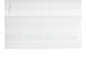 Радиатор биметаллический боковое подключение STOUT Space 500 14 секций SRB-0310-050014 в Архангельске 5