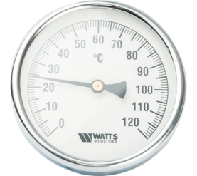 Термометр биметаллический с погружной гильзой, 100 мм F+R801(T) 10050 Watts 10006066(03.03.040) в Архангельске 0