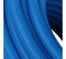 Труба гофрированная ПНД, цвет синий, наружным диаметром 25 мм для труб диаметр STOUT SPG-0001-502520 в Архангельске 3
