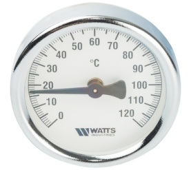 Термометр биметаллический накладной FR810(ТАВ) 63120 Watts 10006504(03.08.060) в Архангельске 0