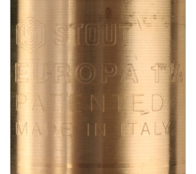 Клапан обратный пружинный муфтовый с металлическим седлом 1 1/4 STOUT SVC-0011-000032 в Архангельске 3