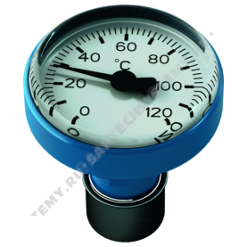 Термометр синий для рукояток шаровых кранов R540F 120C Giacomini R540FY022 в Архангельске 1