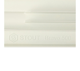Радиатор алюминиевый боковое подключение STOUT Bravo 500 8 секций SRA-0110-050008 в Архангельске 9