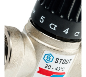 Термостатический смесительный клапан для систем отопления и ГВС 3/4 ВР 20-43 STOUT SVM-0010-164320 в Архангельске 3