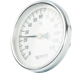 Термометр биметаллический с погружной гильзой, 100 мм F+R801(T) 10050 Watts 10006066(03.03.040) в Архангельске 1