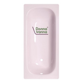 Ванна стальная ВИЗ Donna Vanna 170x70 розовый коралл, шумопоглащающая, с опорной подставкой, DV-71942 в Архангельске 1