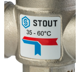 Термостатический смесительный клапан для систем отопления и ГВС 1 НР 35-60°С STOUT SVM-0020-166025 в Архангельске 3