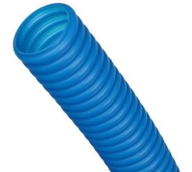 Труба гофрированная ПНД, цвет синий, наружным диаметром 32 мм для труб диаметр STOUT SPG-0001-503225 в Архангельске 2
