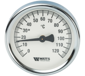 Термометр биметаллический накладной FR810(ТАВ) 80120 Watts 10006505(03.08.080) в Архангельске 2