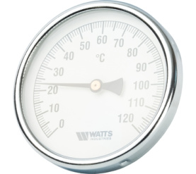Термометр биметаллический с погружной гильзой 100 мм F+R801(T) 10075 Watts 10006071(03.03.060) в Архангельске 1