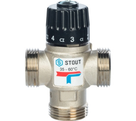 Термостатический смесительный клапан для сиcтем отопления и ГВС 1 НР 35-60° STOUT SVM-0020-256025 в Архангельске 1
