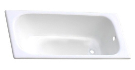 Чугунная ванна Aqualux ZYA 8-6 160х70 белая, без ножек, антислип в Архангельске 0