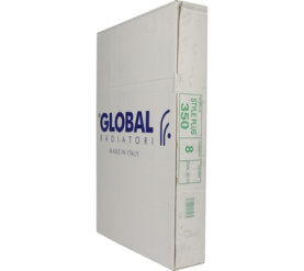 Радиатор биметаллический боковое подключение (белый RAL 9010) Global STYLE PLUS 350 8 секций в Архангельске 9