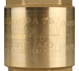 Клапан обратный пружинный муфтовый с металлическим седлом EUROPA 100 1 1/2 Itap в Архангельске 7