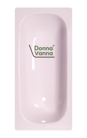 Ванна стальная ВИЗ Donna Vanna 150x70 розовый коралл, с опорной подставкой, DV-51942 в Архангельске 1