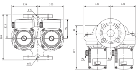 Циркуляционный насос Wilo Top-SD 32/7 EM PN6/10 в Архангельске 1