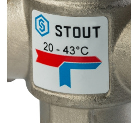 Термостатический смесительный клапан для систем отопления и ГВС 1 НР 20-43° STOUT SVM-0020-164325 в Архангельске 3